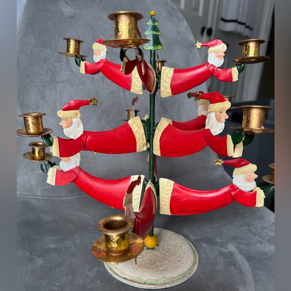 Department 56 Flying Santa Candle Tree